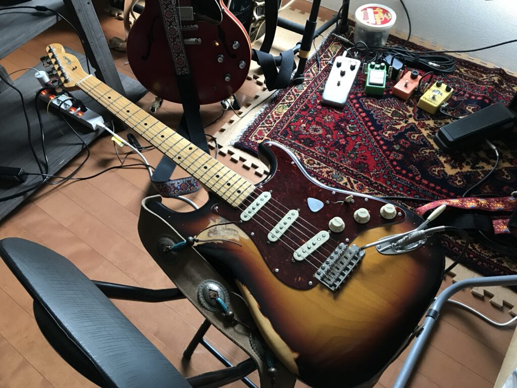リペア屋から戻ってきた後のストラト