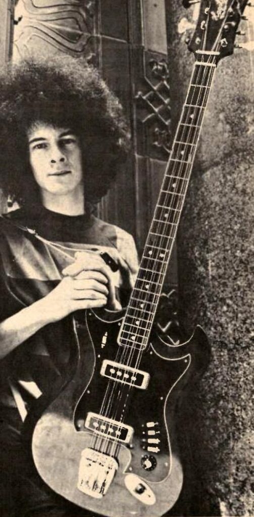 Noel Redding with Hagstrom H8
