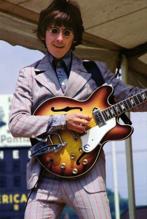 George Harrison and Epiphone casino